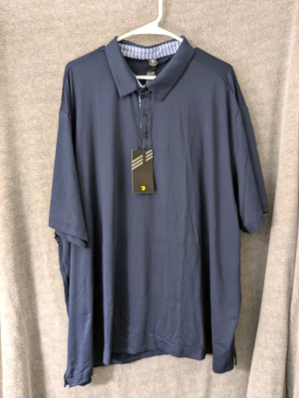 NWT! Men's TBY Navy Golf Shirt 3XL 56" Chest